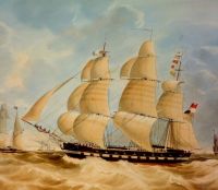 The "Doggersbank", the ship Johan immigrated on