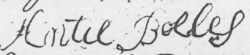 Signature 22 Dec 1783